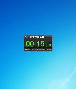 Timer desktop widget